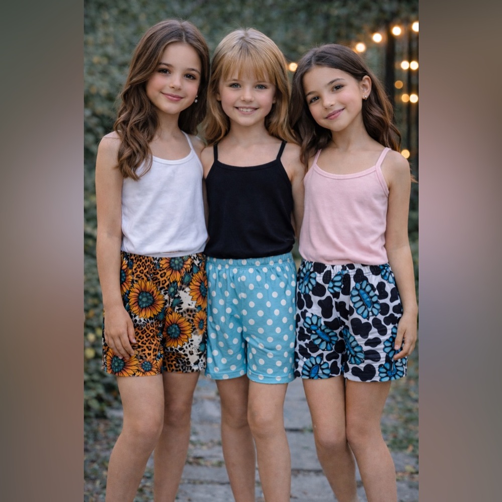 Girls boho shorts
